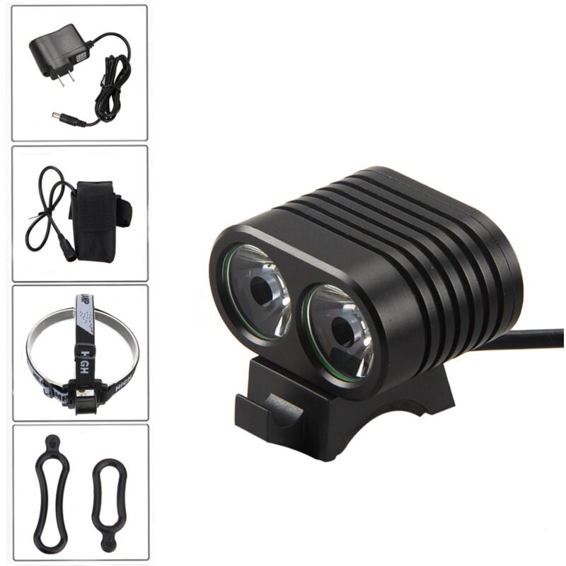 foto del prodotto zvd lampada frontale a led con sensore di movimento, ricaricabile tramite usb, campeggio, lettura, escursionismo, ciclismo