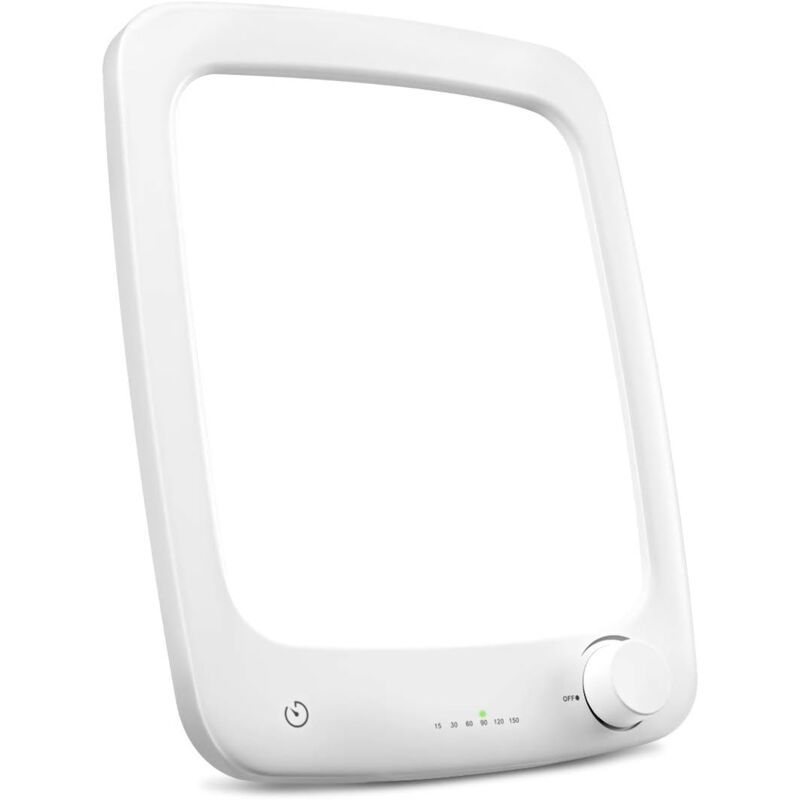 foto del prodotto zvd lampada per terapia della luce da 10000 lux, luminosit e timer regolabili, simulazione della luce diurna, senza uv con supporto rimovibile