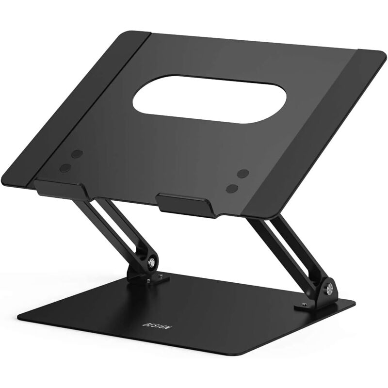 foto del prodotto zvd laptop stand, ergonomic laptop stand, aluminum laptop stand compatible with air, pro, dell, hp, lenovo 10 14 inch