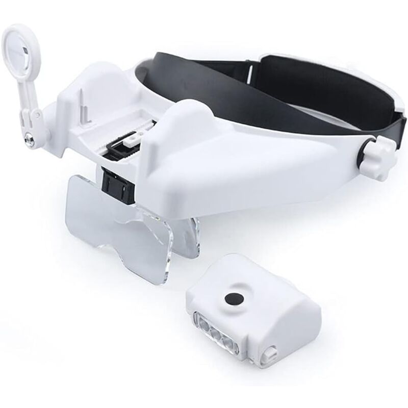 foto del prodotto zvd lente d ingrandimento ad alta definizione con 2 luci led 4 lenti ottiche speciali 1 2x 1 8x 2 5x 3 5x uc22