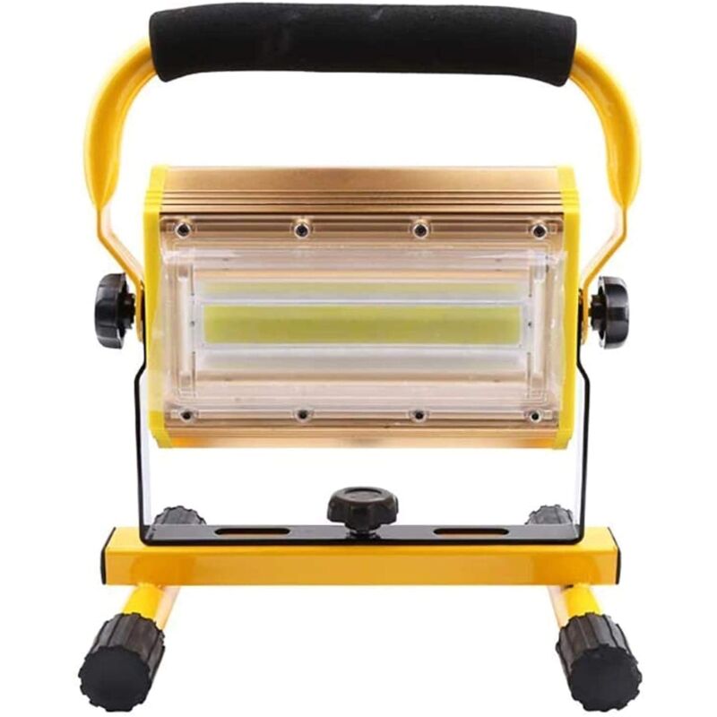 foto del prodotto zvd luce da lavoro a led ricaricabile cob da 100 w e 2000 lm, proiettore impermeabile ip65 per interni, esterni, campeggio, pesca