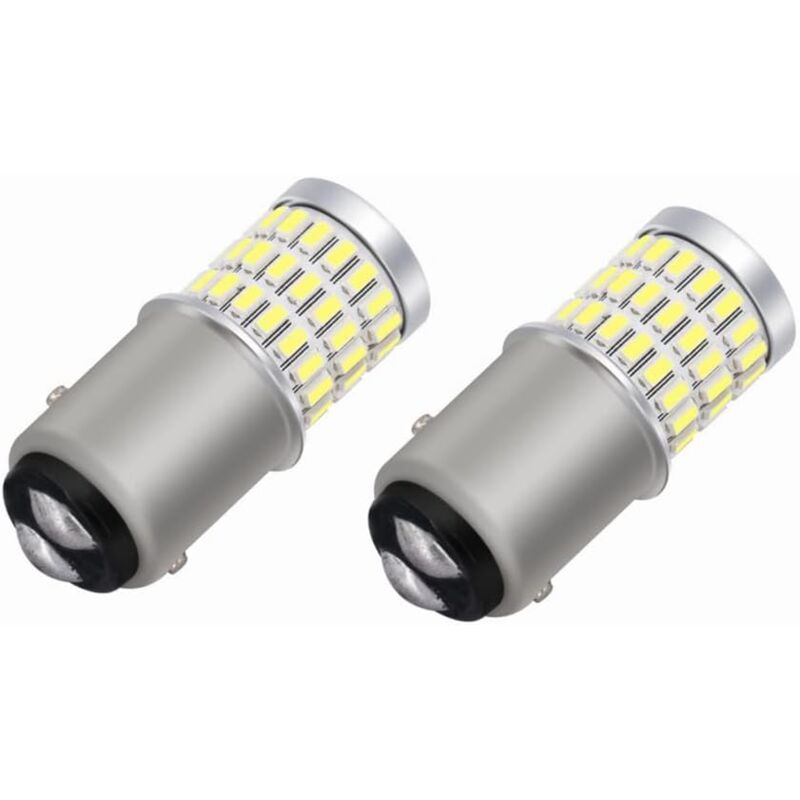 foto del prodotto zvd luce freno a led t20 p21 3,8 w, 1157 10 v 30 v blanxenon, per moto, camper, auto, luci di marcia diurna e confezione da 2 