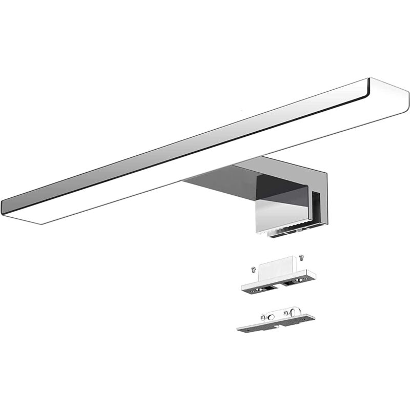 foto del prodotto zvd luce led per specchio da bagno 40 cm 7w 820lm 230v bianco freddo 6000k montaggio su specchio, mobile o parete