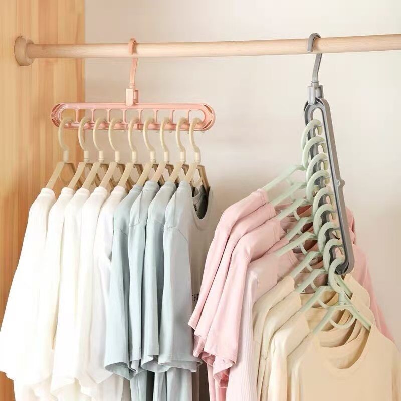 foto del prodotto zvd magic multi port support hangers for clothes drying rack multi function storage hangers 2pcs