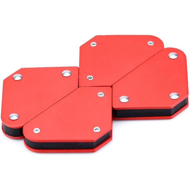foto del prodotto zvd magnete angolare per saldatore, supporto magnetico per saldatura rosso 