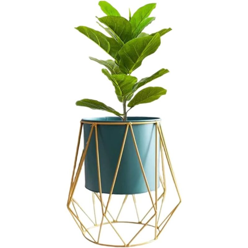 foto del prodotto zvd metal plant stand with flower pot for succulent plants metal stand for indoor and outdoor green 