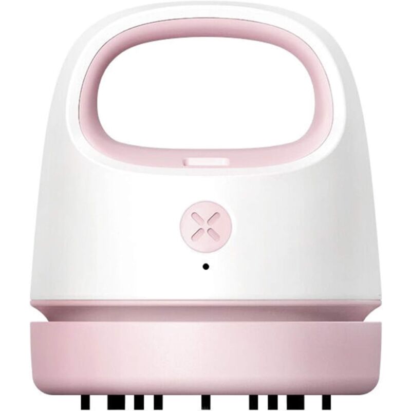 foto del prodotto zvd mini handheld cordless handheld desktop vacuum cleaner usb rechargeable tabletop vacuum dust sweeper home food residue pet hair cleaner for