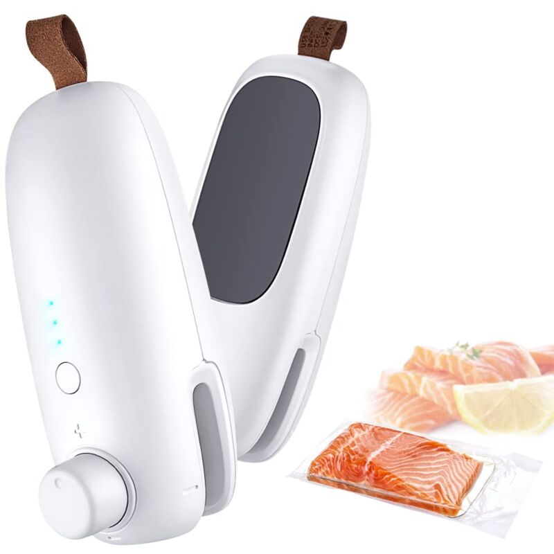 foto del prodotto zvd mini sigillatrice portatile per alimenti sigillatrice per sacchetti di plastica sottovuoto 2 in 1 1 pz 