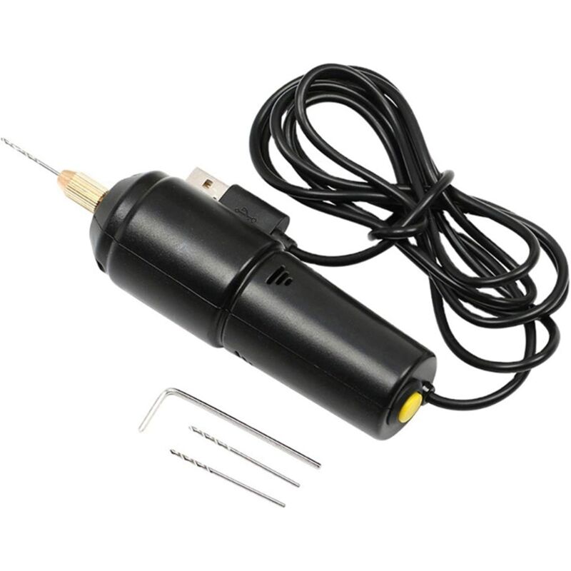 foto del prodotto zvd mini trapani elettrici portatili micro usb per forare gioielli set di utensili rotanti per lavori artigianali in legno