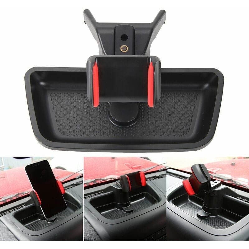 foto del prodotto zvd mobile phone holder car mount rotating phone holder for jeep wrangler jk 2012 2017