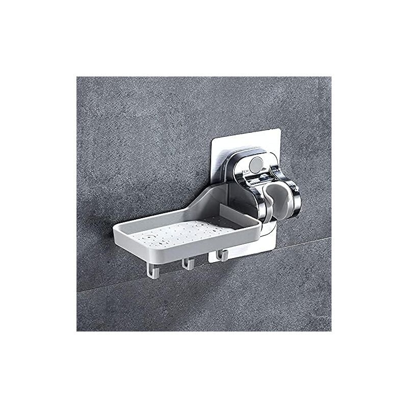 foto del prodotto zvd no drilling hand held shower head holder, strong adhesive, adjustable angle combo set 