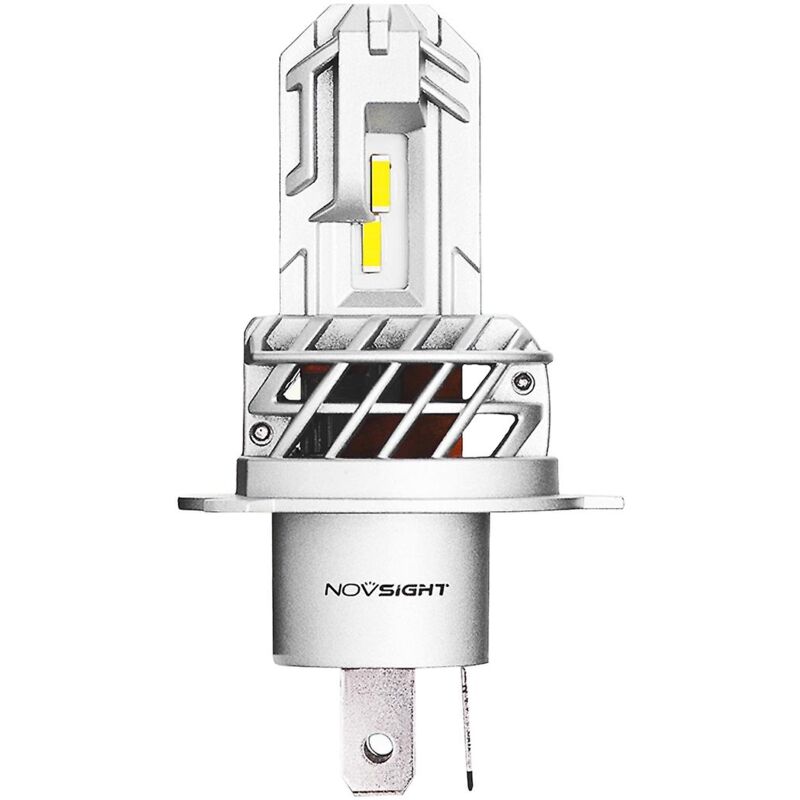 foto del prodotto zvd novsight moto phare h4 led 5000lm 6000k 25w salutlo luci