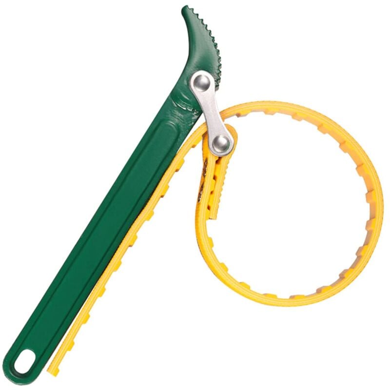 foto del prodotto zvd oil filter wrench 9 rubber wrench ratchet adjustable tube hand tool yellow 