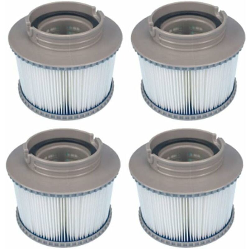 foto del prodotto zvd pack of 4 replacement filters for mspa fd2089, pool and spa filter cartridge