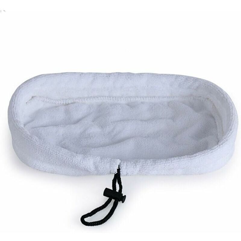 foto del prodotto zvd panni universali lavabili in microfibra per mocio a vapore confezione da 1 panni bianchi 27 x 16 cm
