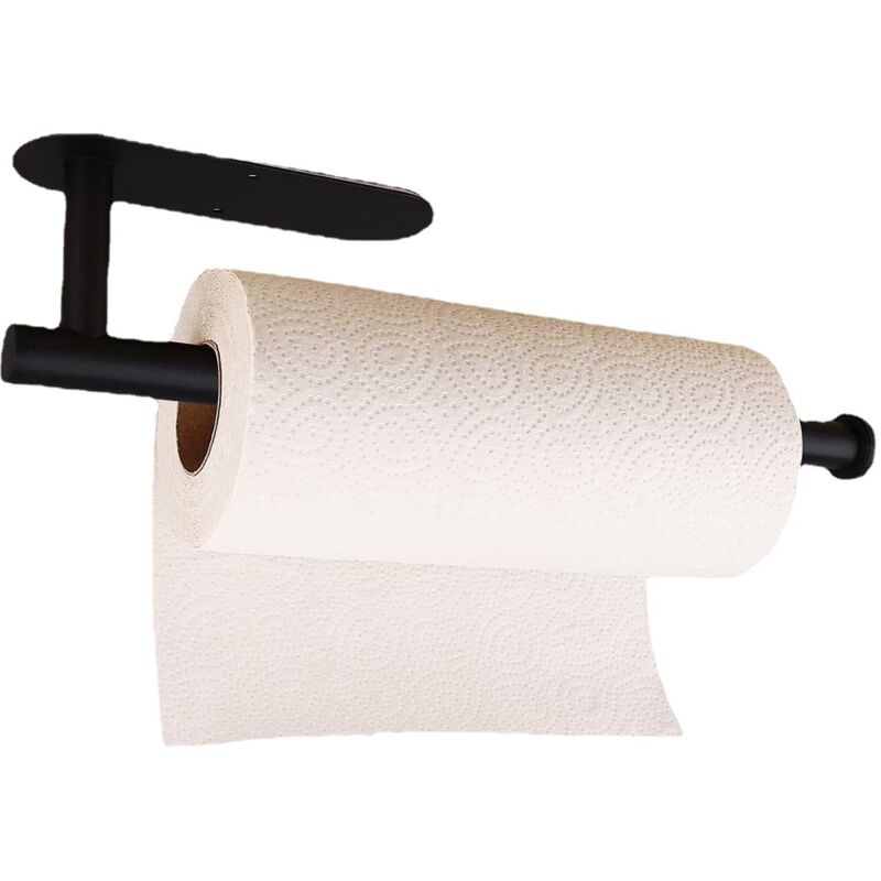 foto del prodotto zvd paper towel holder extended version drilling with toilet roll holder 3m sticker toilet with kitchen can be placed horizontally or vertically