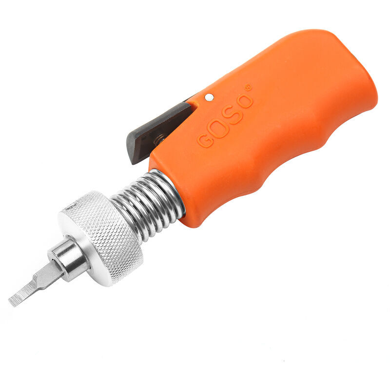foto del prodotto zvd pezzi lock pick spinner strumenti per tornitura di pistole per fabbro, set di grimaldelli arancione
