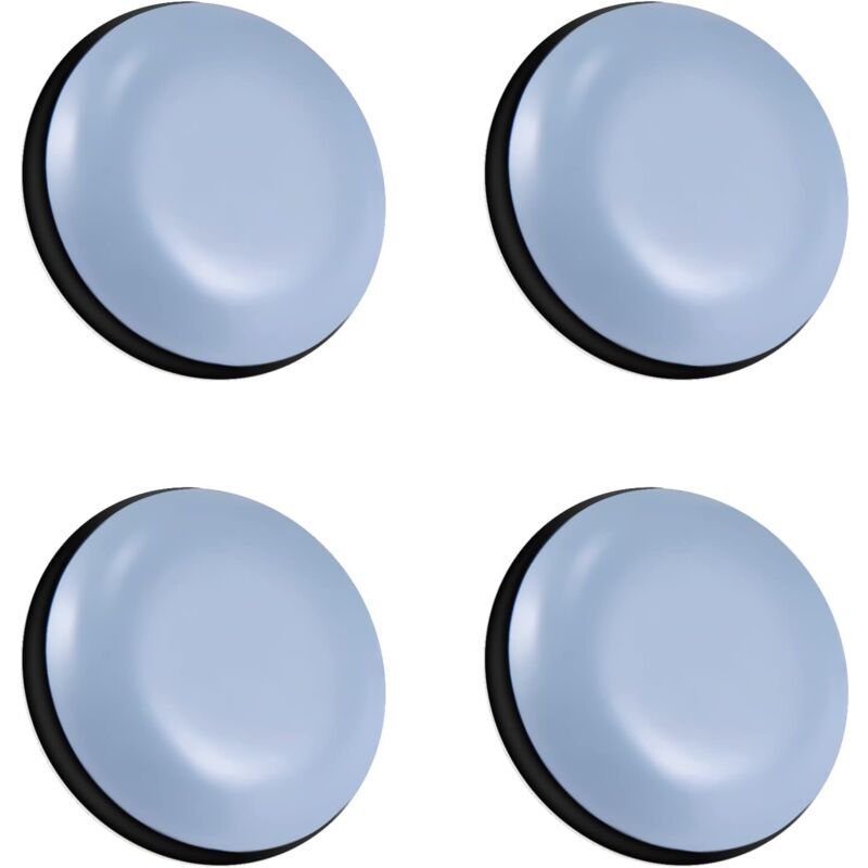 foto del prodotto zvd piedini autoadesivi per mobili set di 4 piedini in ptfe adatti a vari pavimenti lisci rotondi, 50 mm 