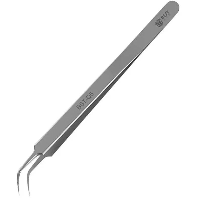 foto del prodotto zvd pinzette per fili volanti da 0,01 mm, in acciaio inossidabile, curve, per schede madri bga, pinzette per fili volanti
