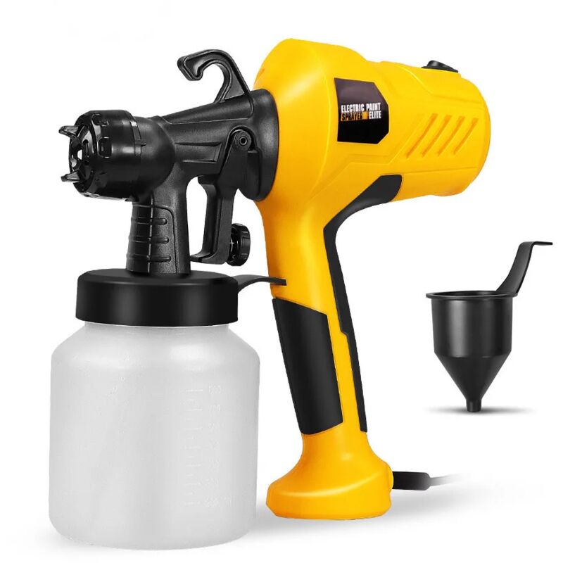 foto del prodotto zvd pistola a spruzzo elettrica per vernice da 500 w aerografo domestico airless, gamma di spruzzo regolabile