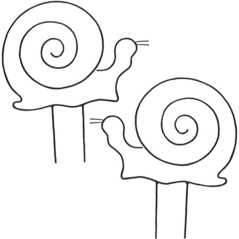 foto del prodotto zvd plant stand stages scail state iron gardening plant climbing staircase flower shelf 2pcs snail 
