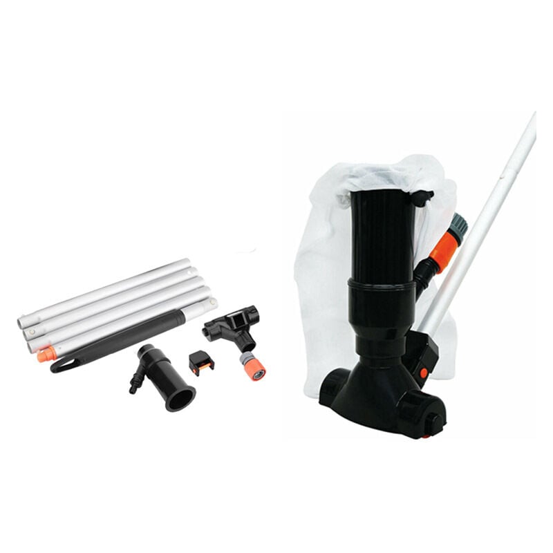 foto del prodotto zvd pool vacuum cleaner, pool cleaning kit, pool skimmer set, portable pool jet vacuum cleaner for cleaning swimming pool, garden pond, jacuzzi