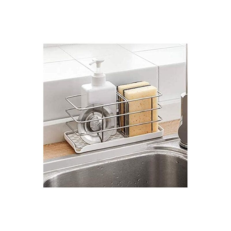 foto del prodotto zvd porta spugna per lavello da cucina in acciaio inossidabile 304