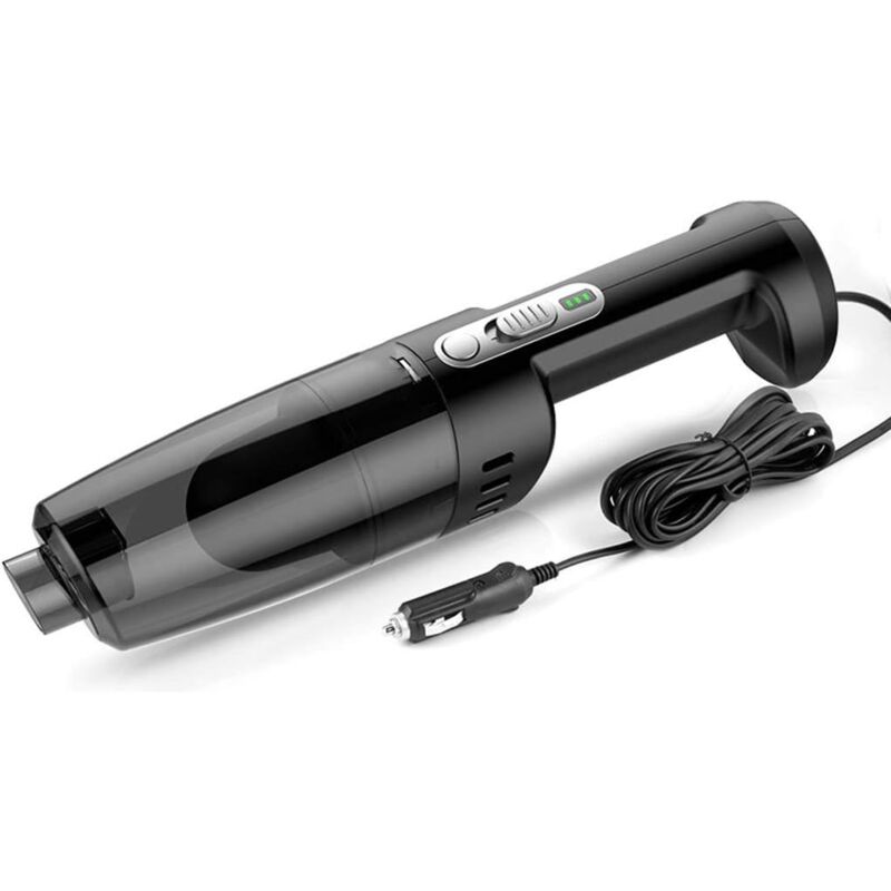 foto del prodotto zvd portable car handheld vacuum cleaner with 3 functional accessories wet dry low noise vacuum cleaner for dc 12v motor vehicles