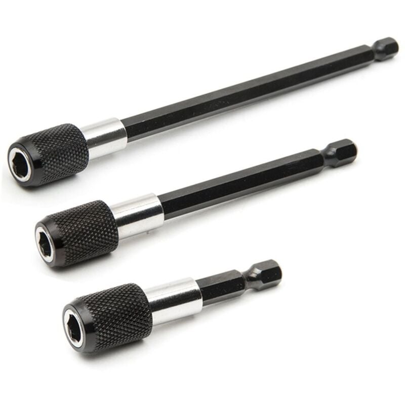 foto del prodotto zvd portapunte per cacciavite magnetico confezione da 3, gambo esagonale da 1 4 , barra di estensione da 60 100 150 mm per trapano avvitatore