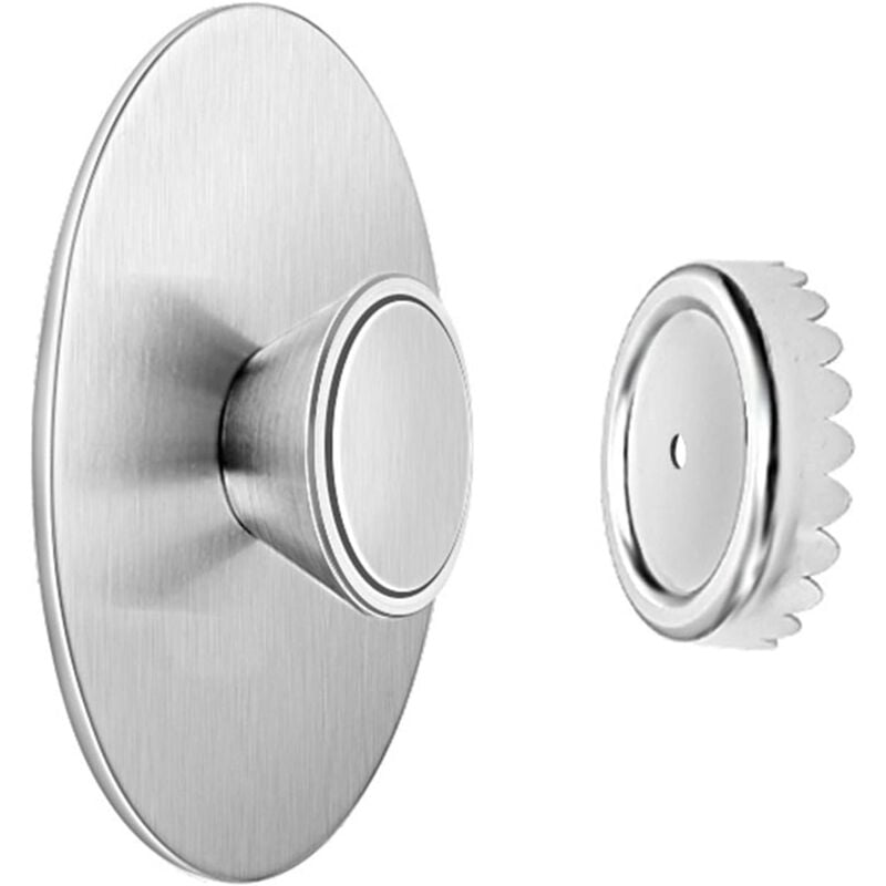 foto del prodotto zvd portasapone magnetico con ventosa, portasapone magnetico in acciaio inox, montaggio a parete, per vasca da bagno, bagno