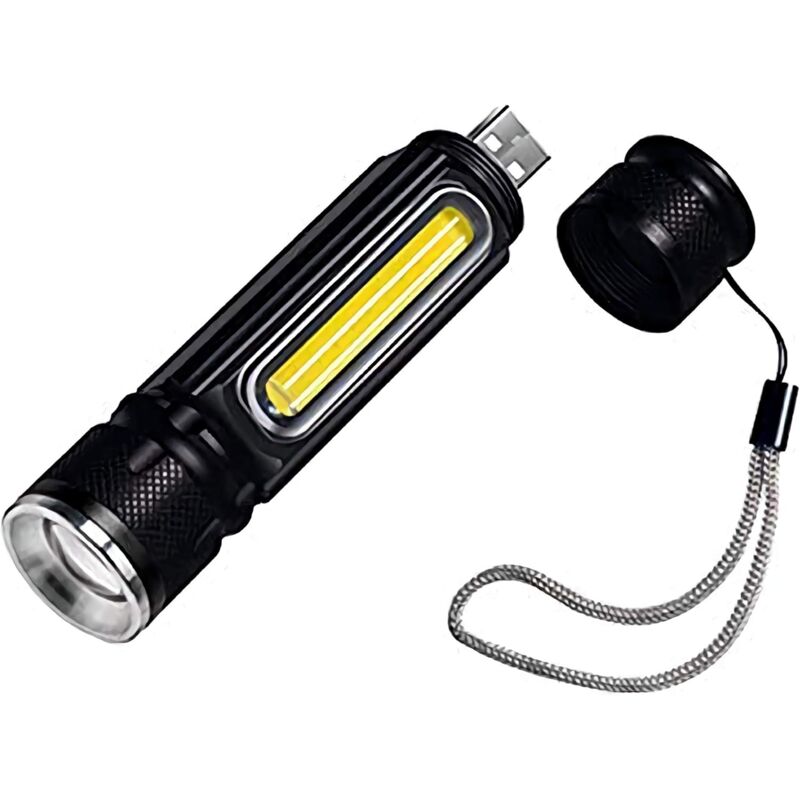 foto del prodotto zvd potente torcia led ricaricabile mini luce da campeggio impermeabile