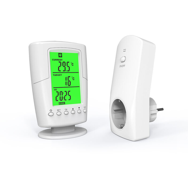 foto del prodotto zvd presa termostato wireless programmabile piccola ue ac220v 240v 16a ts 2000 eu
