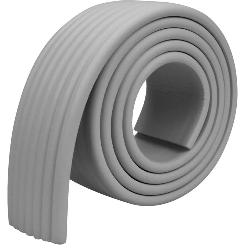 foto del prodotto zvd protezione per angoli e bordi in schiuma 2m per la sicurezza dei bambini, colore grigio