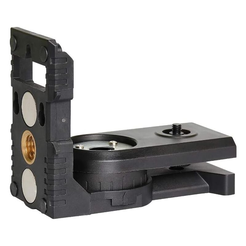 foto del prodotto zvd pv3 laser level adapter, multi function magnetic swivel base, 180 adjustable bracket, laser level adapter with 1 4 20 male thread, 1 4 20