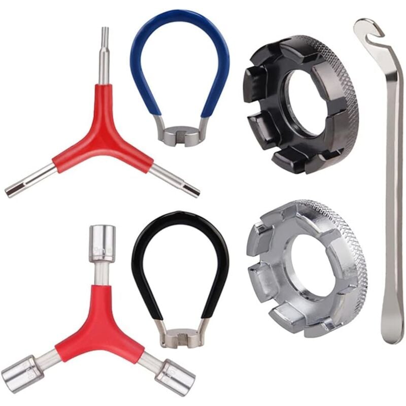 foto del prodotto zvd raggi per bicicletta c 7 pezzi di strumenti per la riparazione e la sostituzione di pneumatici per biciclette