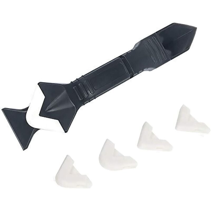 foto del prodotto zvd raschietto angolare per colla di vetro lisciatore per giunti in silicone, strumento per la riparazione di giunti con residui adesivi