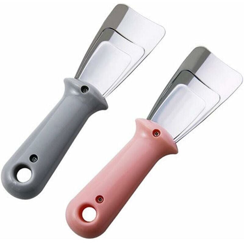 foto del prodotto zvd raschietto per ghiaccio per frigorifero pala per pulizia multifunzionale in acciaio inox accessori da cucina durevoli e pratici confezione
