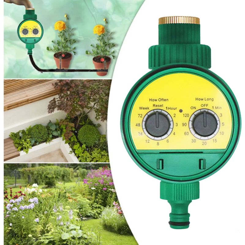 foto del prodotto zvd regolatore elettronico di irrigazione per rubinetto da giardino impermeabile timer di irrigazione automatico