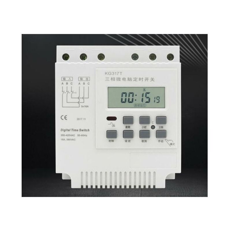 foto del prodotto zvd rel di ritardo programmabile interruttore timer trifase orologio digitale intelligente
