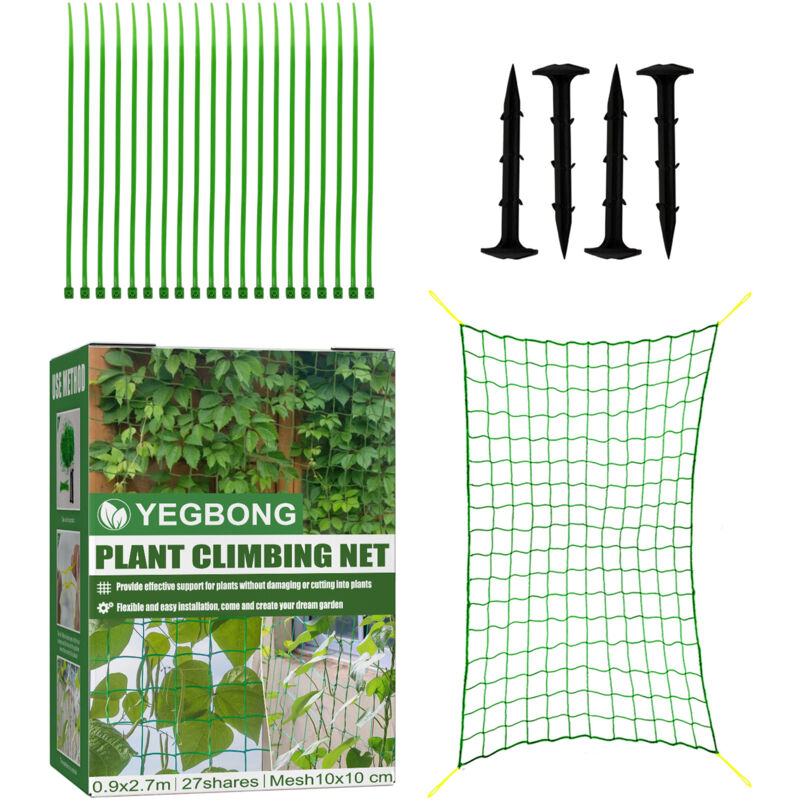 foto del prodotto zvd rete in rattan rampicante per piante, rete di sostegno per piante rampicanti, orto balcone giardino piantagione