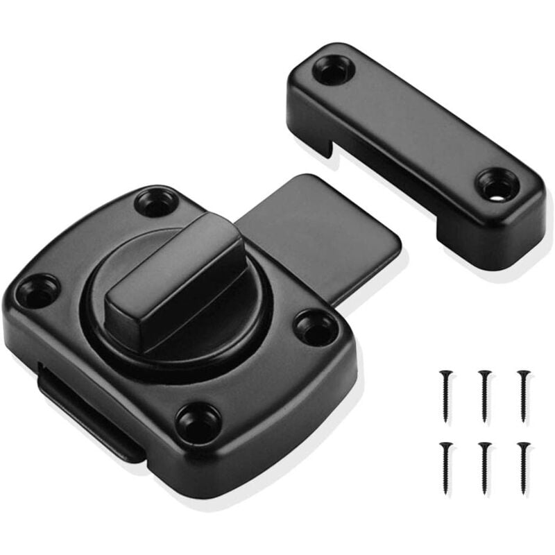foto del prodotto zvd revolving latch latch door latch latch latch garden gate latch stainless steel brushed finish applicable to various doors black