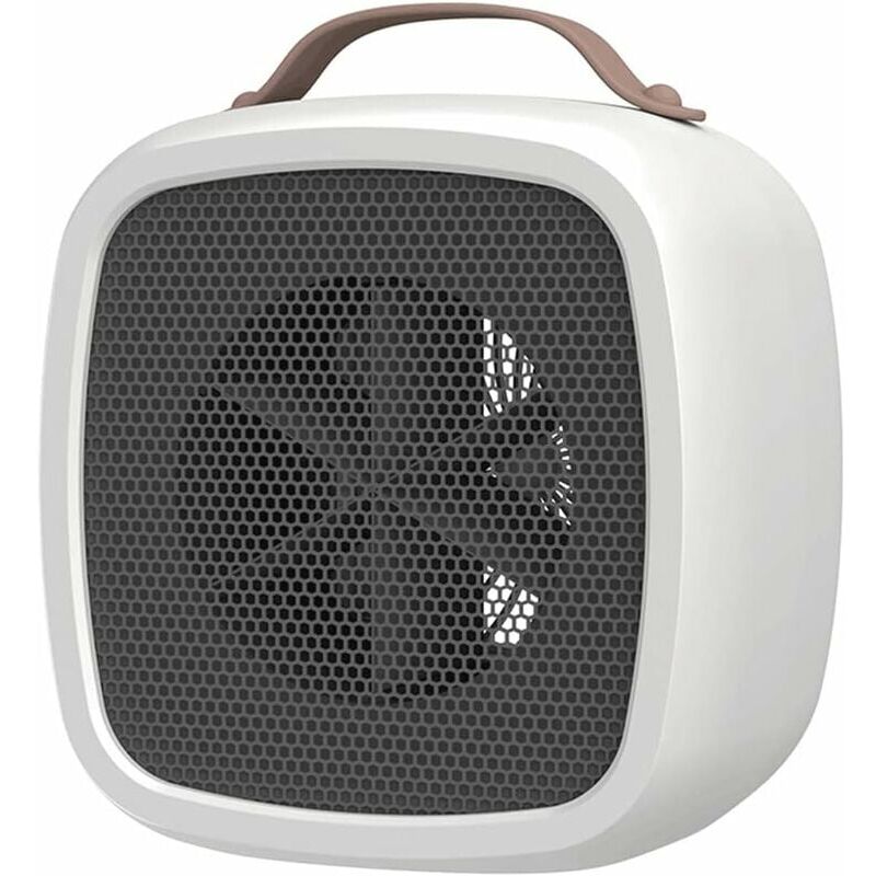 foto del prodotto zvd riscaldatore portatile con ventola riscaldatore per ufficio e camera da letto bagno mini riscaldatore con ventola in ceramica bianco 
