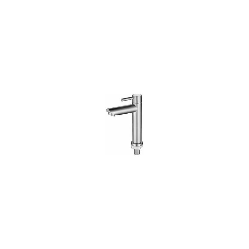 foto del prodotto zvd robinet de lavabo en acier inoxydable eau froide design unique argent