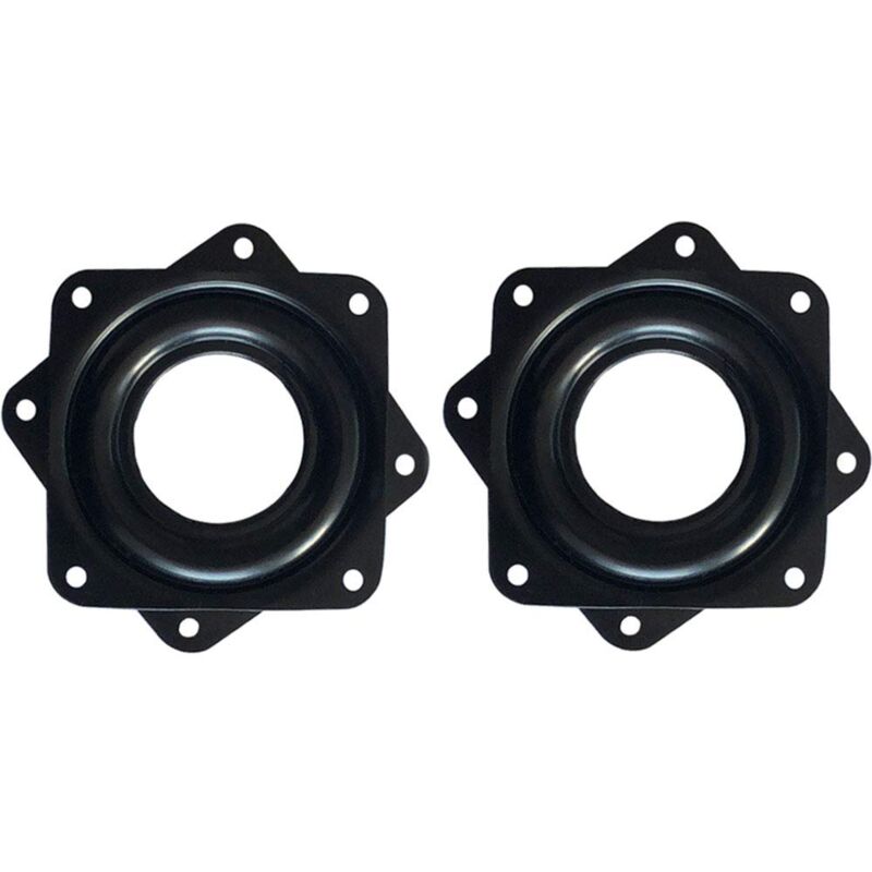 foto del prodotto zvd rolling tray 2 pieces swivel 360 turntable metal swivel ball bearing square bearings rotating rolling plate for furniture and display rotating
