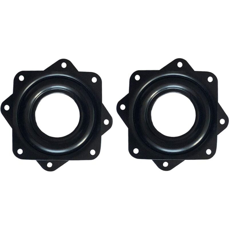 foto del prodotto zvd rolling tray 2 pieces swivel 360 turntable metal swivel ball bearing square bearings rotating rolling plate for furniture and display rotating