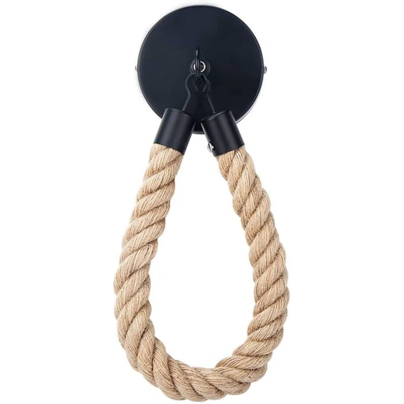 foto del prodotto zvd rope toilet paper holder wall mounted toilet roll holder towel rack with screws for bathroom and kitchen