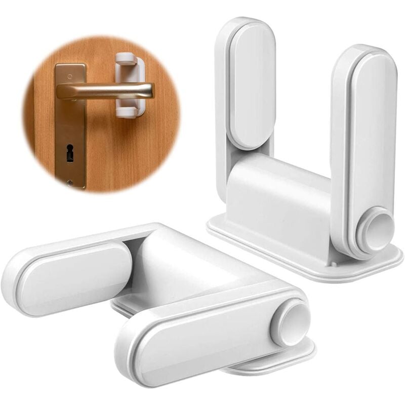 foto del prodotto zvd rotatable window baby lock kids 2 pieces children safety window door safety lock lever to lock doors and windows prevent the door from opening