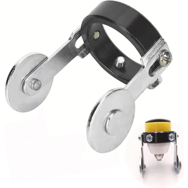 foto del prodotto zvd ruota guida a rulli p 80 torcia per taglio al plasma distanziale per p80a, kit torcia, rifinitura in metallo