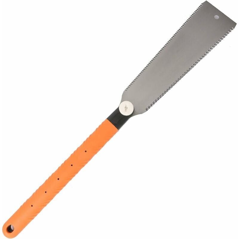 foto del prodotto zvd sega a mano giapponese a doppio taglio motosega intercambiabile con lama flessibile per la lavorazione del legno, arancione