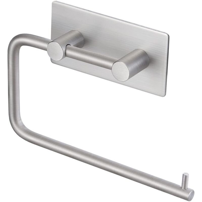 foto del prodotto zvd self adhesive toilet paper holder stainless steel tissue paper roll towel holder rustproof brushed finish